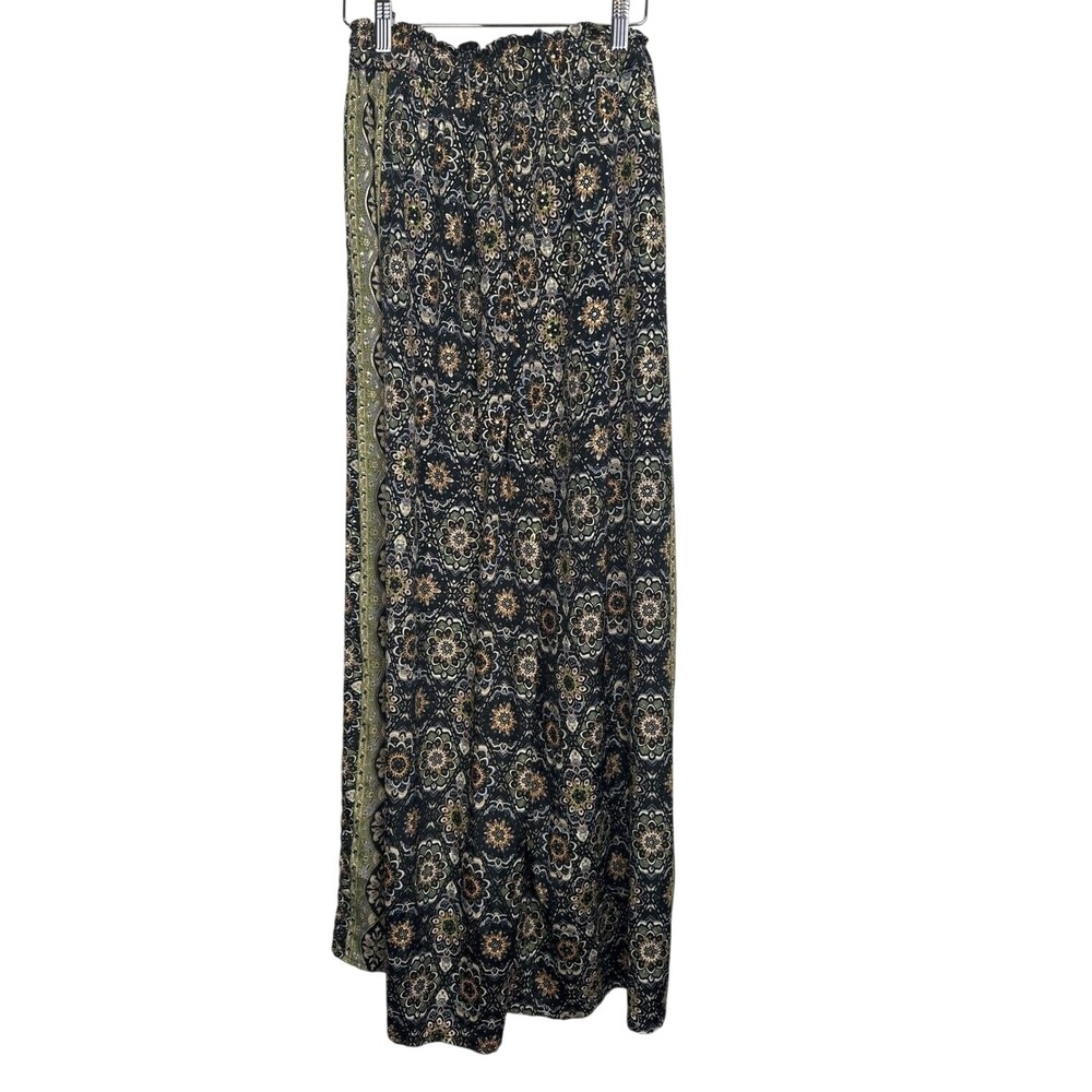 Paani Wide Leg Pants Bohemian Print Drawstring XL‎ NWT